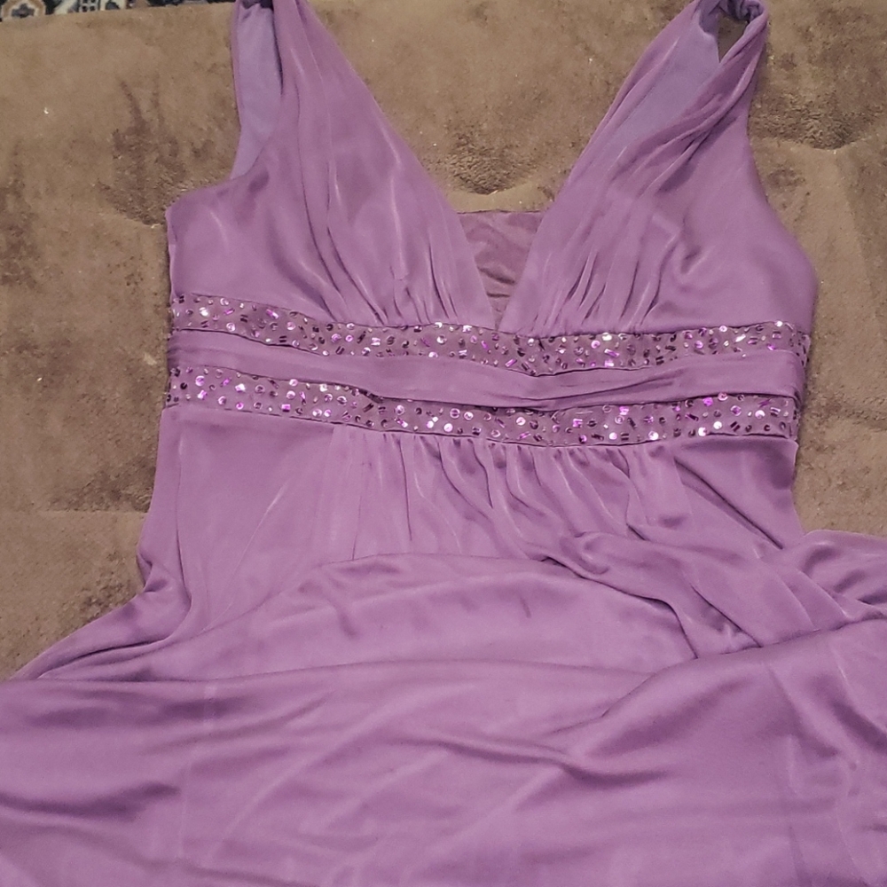David's Bridal- Plum Bridesmaids Dress
